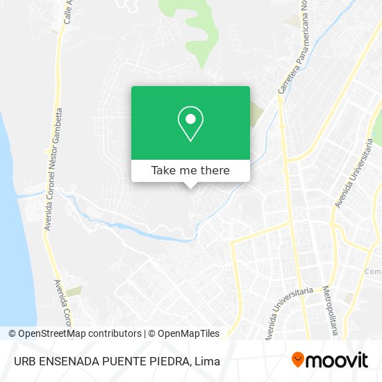 URB  ENSENADA  PUENTE PIEDRA map