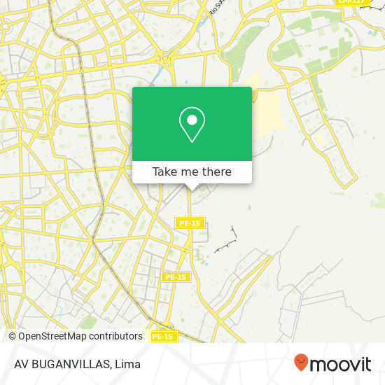 AV  BUGANVILLAS map