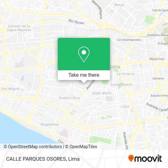 CALLE PARQUES OSORES map