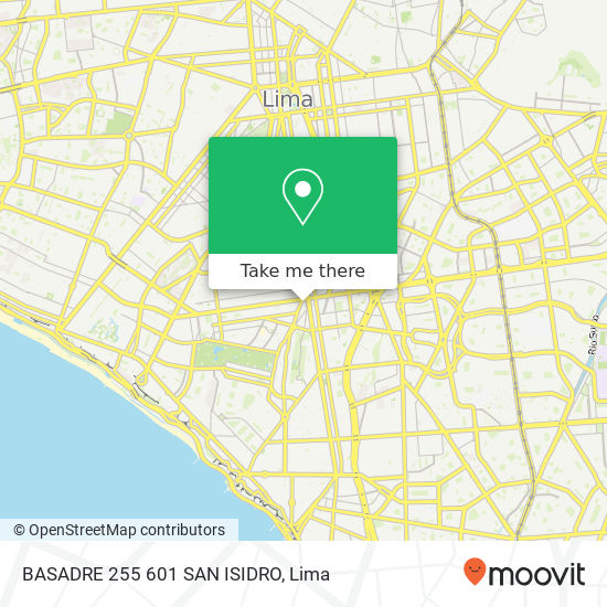 BASADRE   255  601 SAN ISIDRO map