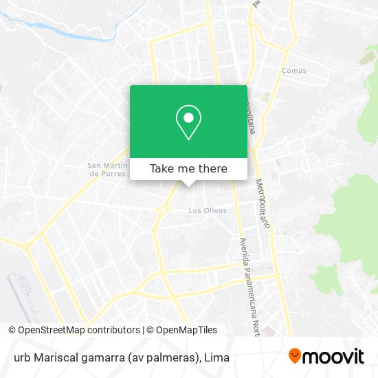 urb  Mariscal gamarra (av  palmeras) map