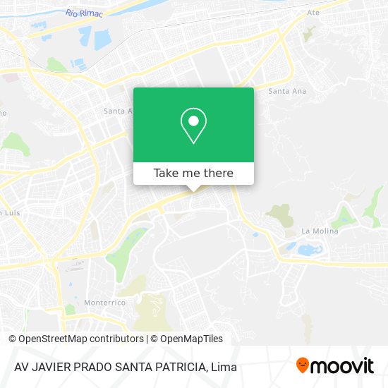 AV JAVIER PRADO SANTA PATRICIA map