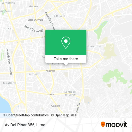 Av Del Pinar 356 map