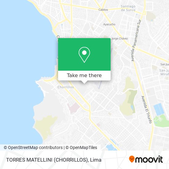 TORRES MATELLINI (CHORRILLOS) map