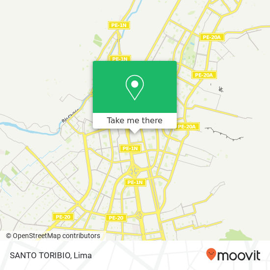 SANTO TORIBIO map