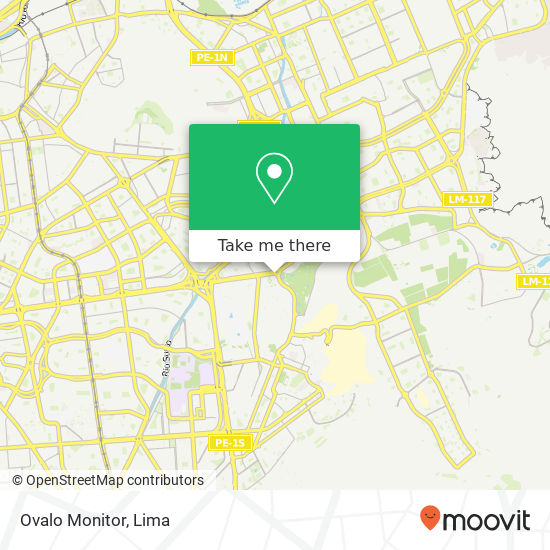 Ovalo Monitor map