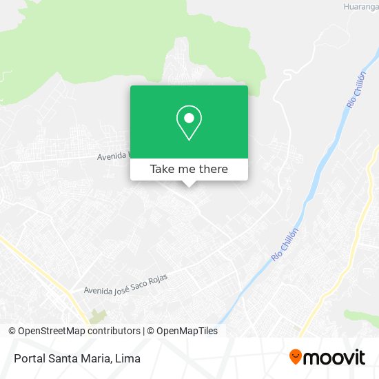 Portal Santa Maria map