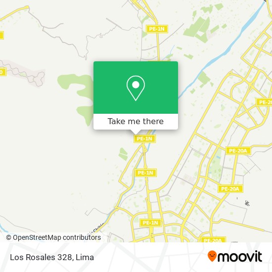 Los Rosales 328 map