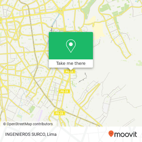 Mapa de INGENIEROS  SURCO