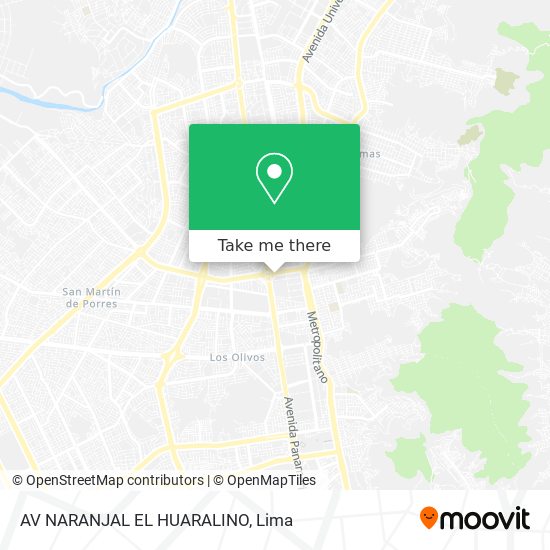 AV  NARANJAL EL HUARALINO map