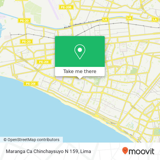 Mapa de Maranga  Ca  Chinchaysuyo N 159