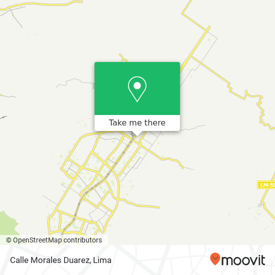 Mapa de Calle Morales Duarez