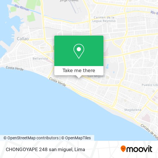 CHONGOYAPE 248 san miguel map