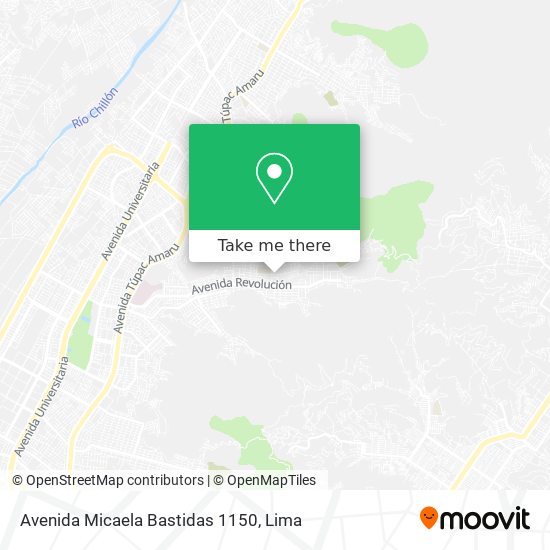 Avenida Micaela Bastidas 1150 map