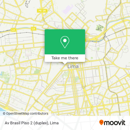 Av  Brasil   Piso 2 (duplex) map