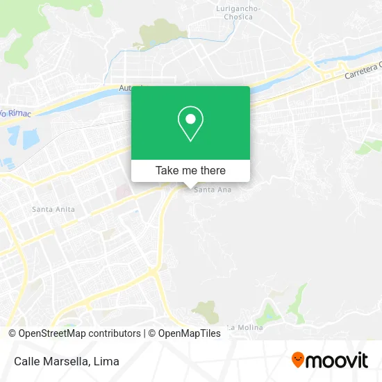 Mapa de Calle Marsella