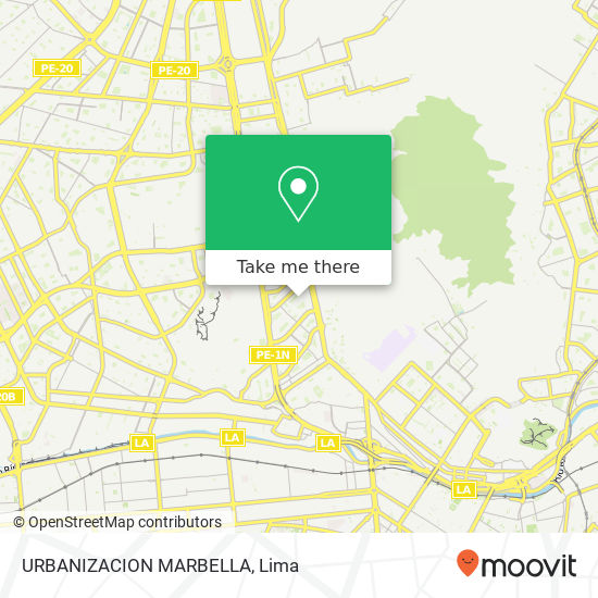 URBANIZACION MARBELLA map
