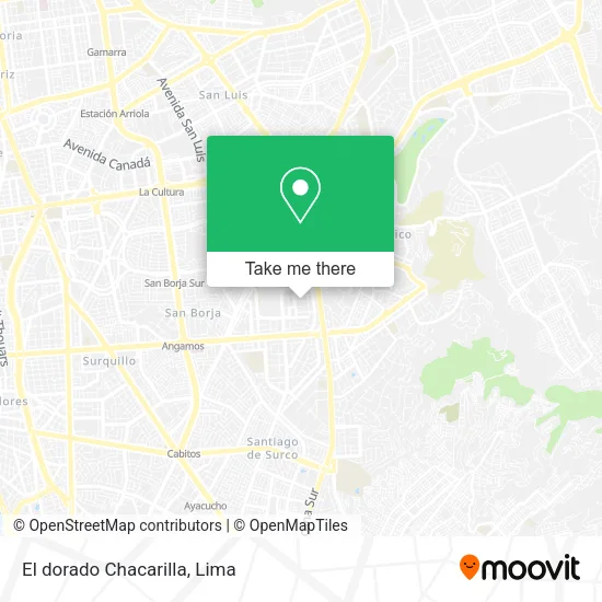 El dorado  Chacarilla map