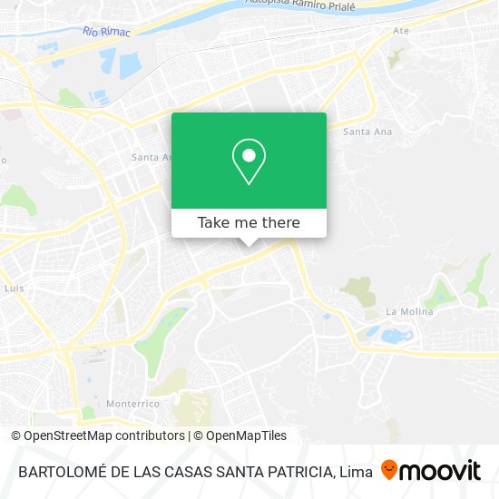 BARTOLOMÉ DE LAS CASAS   SANTA PATRICIA map