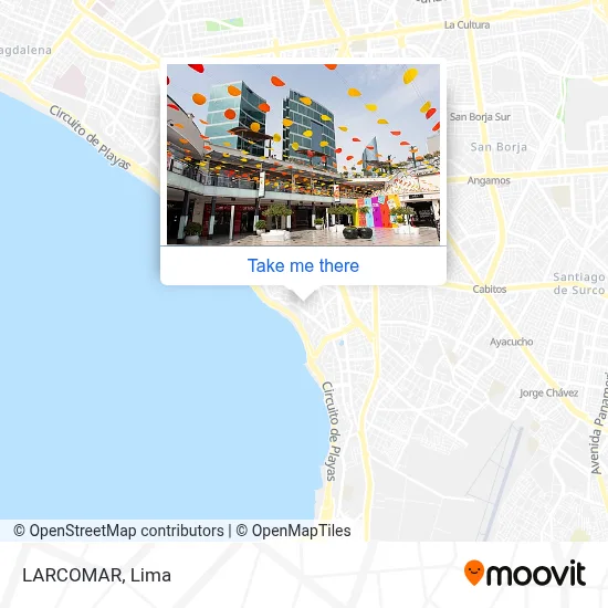 LARCOMAR map