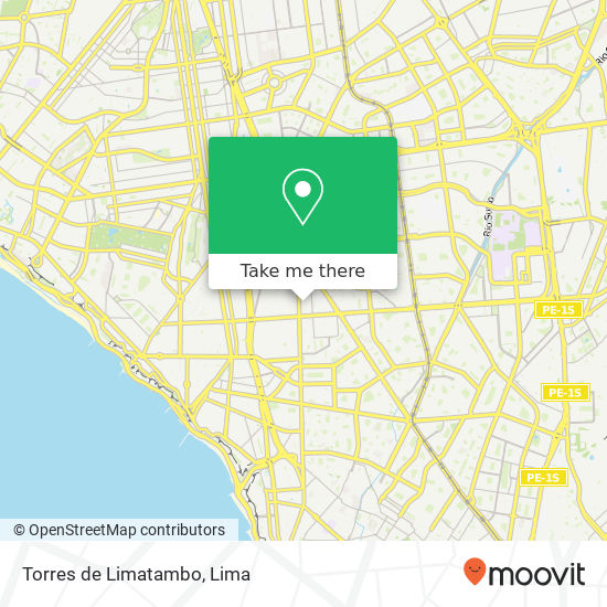 Torres de Limatambo map