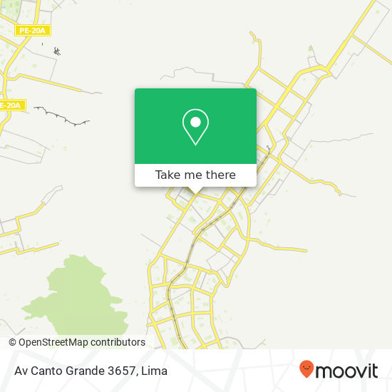 Av  Canto Grande 3657 map