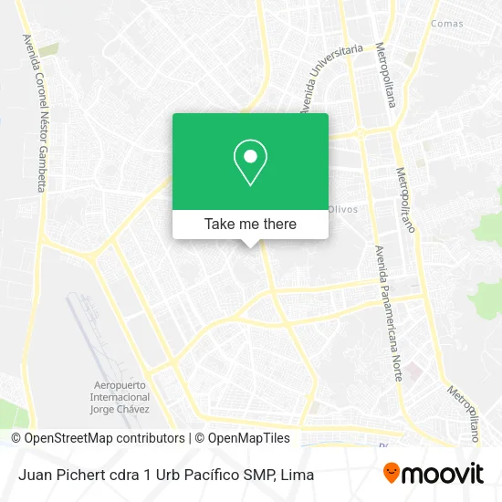 Mapa de Juan Pichert cdra 1  Urb  Pacífico   SMP