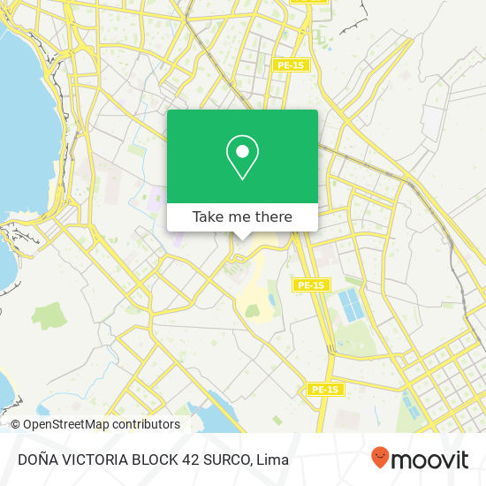 Mapa de DOÑA VICTORIA BLOCK 42 SURCO