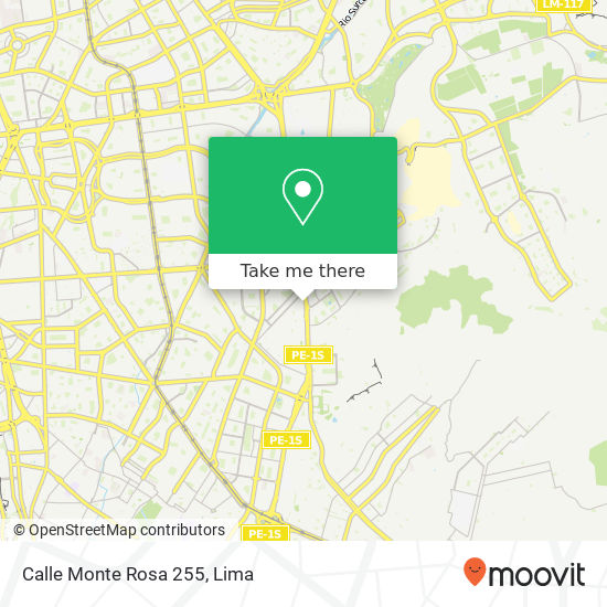 Calle Monte Rosa 255 map