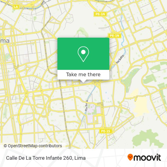 Calle De La Torre Infante 260 map