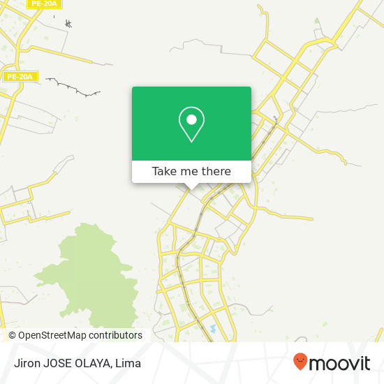 Jiron JOSE OLAYA map