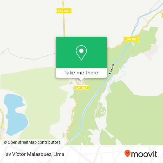 Mapa de av  Víctor Malasquez