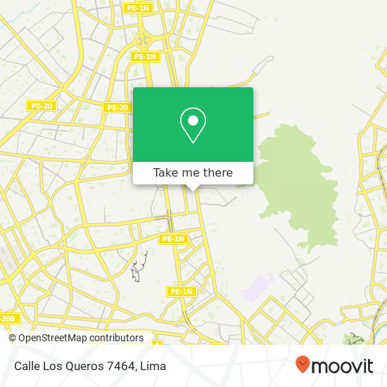 Calle Los Queros 7464 map