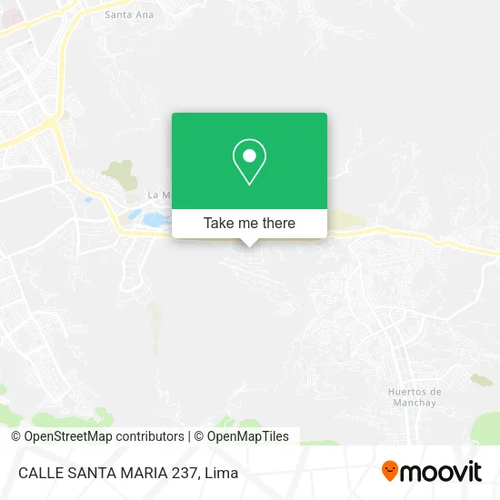 Mapa de CALLE SANTA MARIA 237