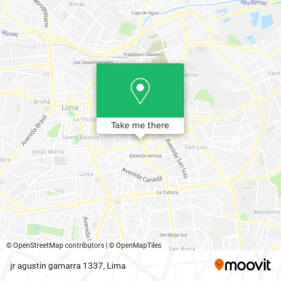 jr agustin gamarra 1337 map