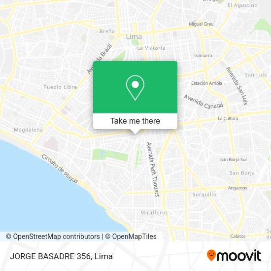 Mapa de JORGE BASADRE 356