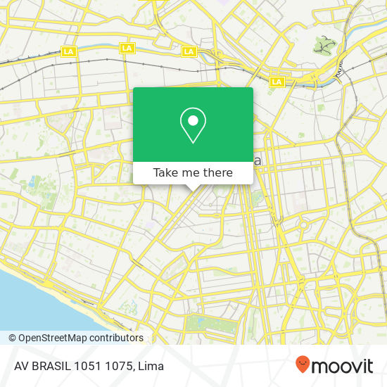 AV  BRASIL 1051   1075 map