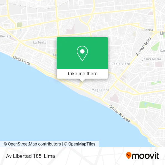 Av  Libertad 185 map