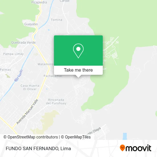 FUNDO SAN FERNANDO map