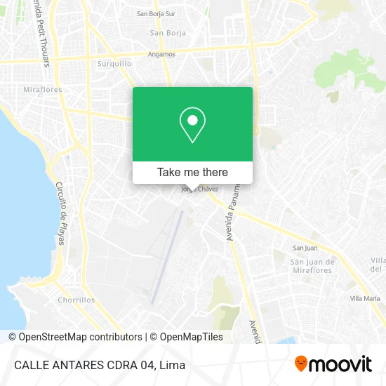 CALLE ANTARES CDRA 04 map