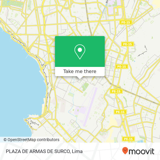 Mapa de PLAZA DE ARMAS DE SURCO