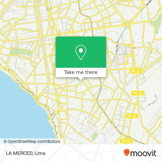 LA MERCED map