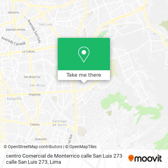 centro Comercial de Monterrico  calle San Luis 273  calle San Luis 273 map