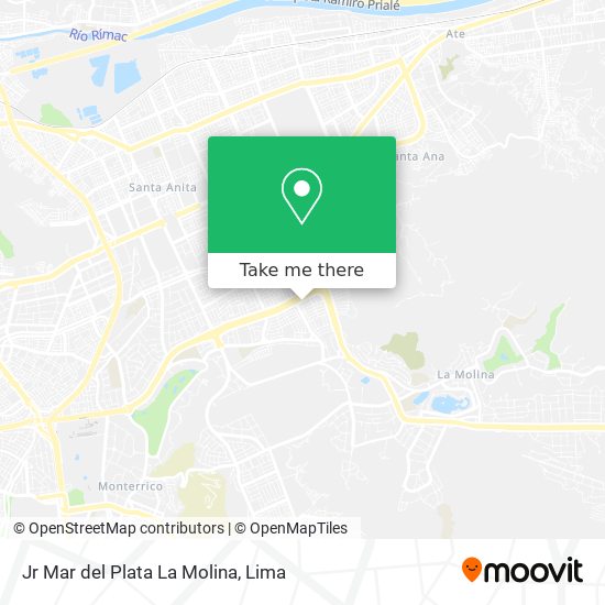 Mapa de Jr  Mar del Plata  La Molina