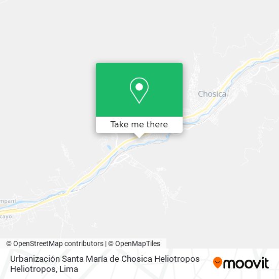 Urbanización Santa María de Chosica  Heliotropos Heliotropos map