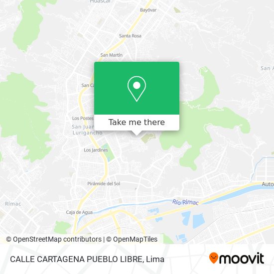 CALLE CARTAGENA   PUEBLO LIBRE map