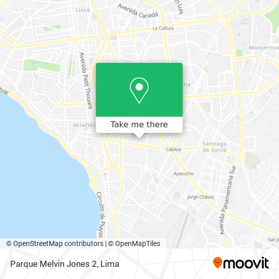 Parque Melvin Jones 2 map