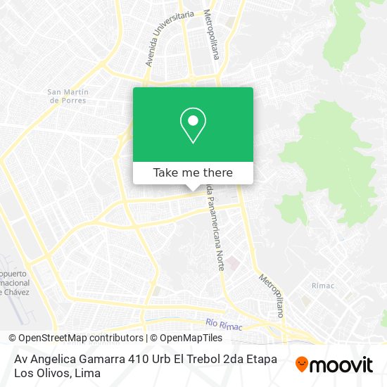 Av  Angelica Gamarra 410  Urb  El Trebol 2da  Etapa  Los Olivos map