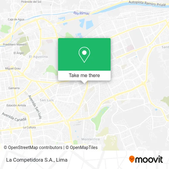 La Competidora S.A. map