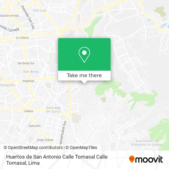 Huertos de San Antonio  Calle Tomasal Calle Tomasal map